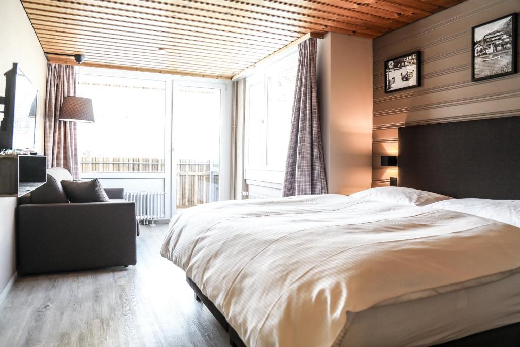 Postel nebo postele na pokoji v ubytování Hotel Provisorium13