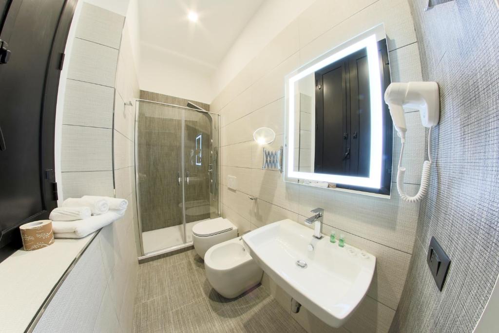 Koupelna v ubytování RESIDENZE CASSOLI - Lamezia Centro