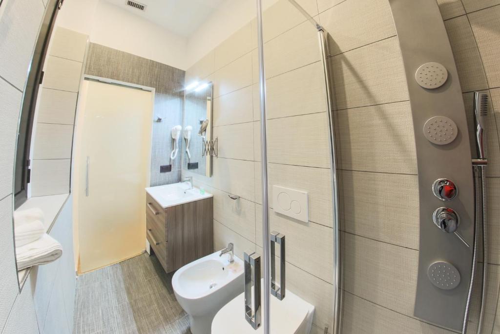 Koupelna v ubytování RESIDENZE CASSOLI - Lamezia Centro