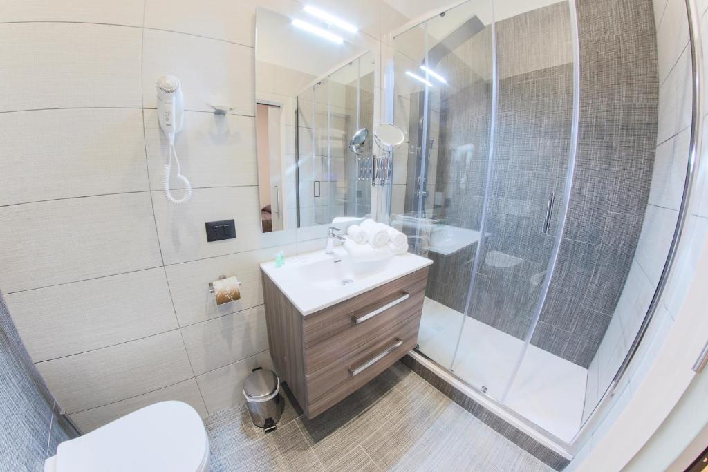 Koupelna v ubytování RESIDENZE CASSOLI - Lamezia Centro