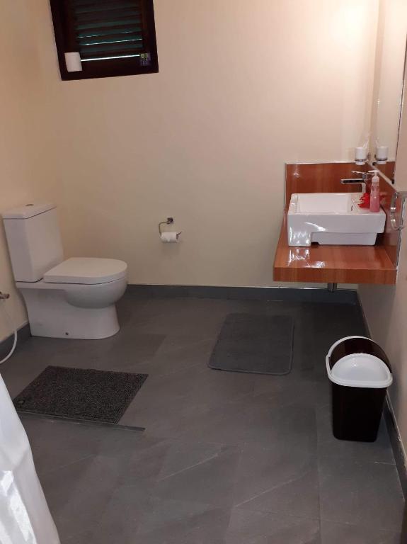 Koupelna v ubytování Sigiri Hibiscus Villa