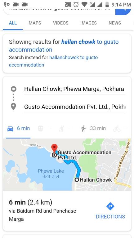 Foto sihtkohas Pokhara asuva majutusasutuse Gusto Accommodation galeriist