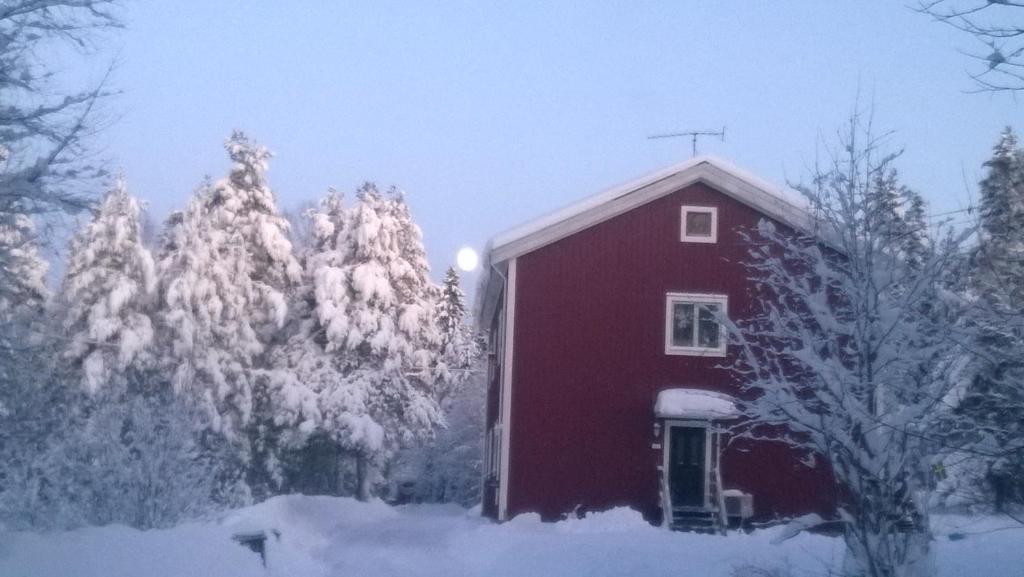 Villa Rudolph in de winter