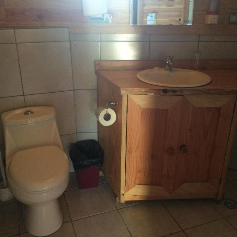 Koupelna v ubytování Karü Domos del Fuy