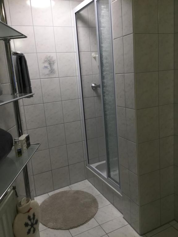 Koupelna v ubytování Haus Frainer