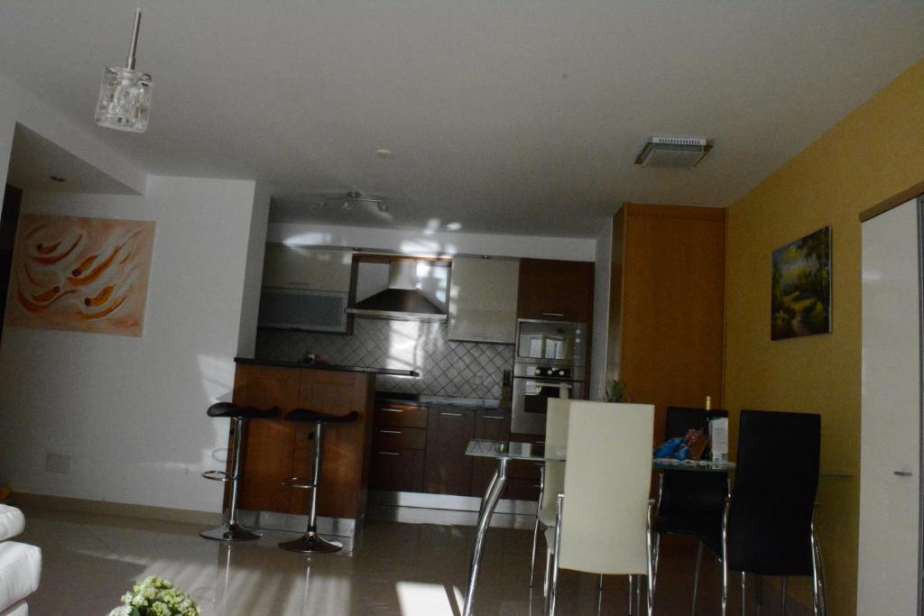 Kuchyň nebo kuchyňský kout v ubytování Apartment Viktoria