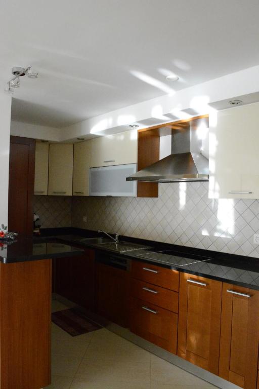 Kuchyň nebo kuchyňský kout v ubytování Apartment Viktoria