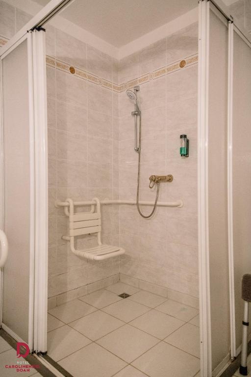 Koupelna v ubytování Hotel Carolinensiel Doan