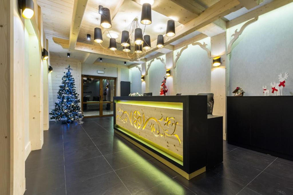 Lobby alebo recepcia v ubytovaní Aparthotel Diamond SPA Family