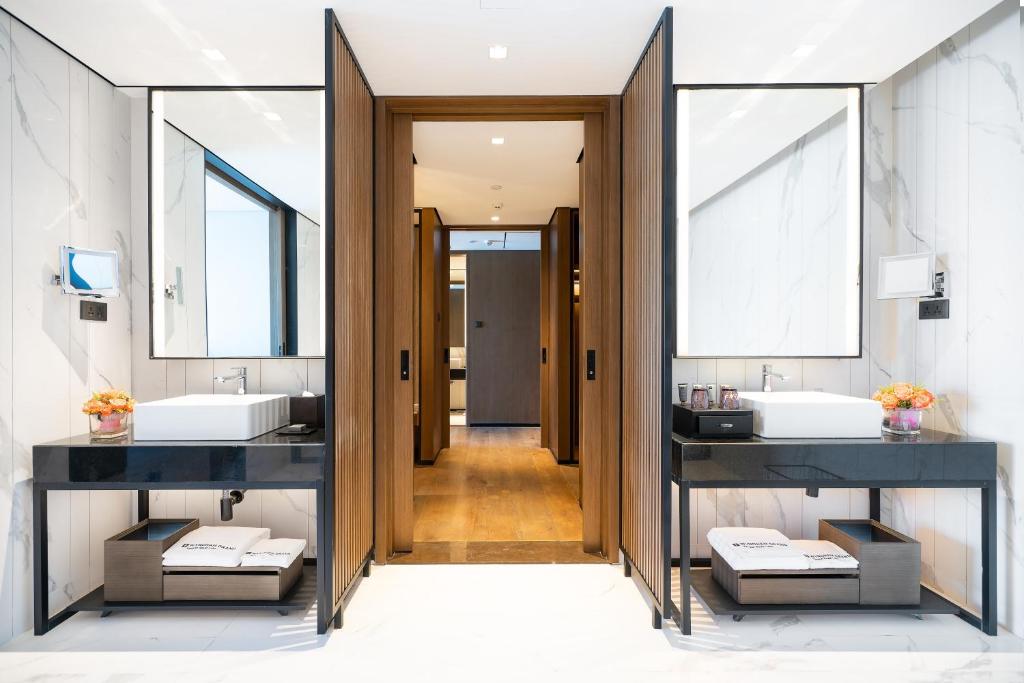 Posezení v ubytování Wyndham Grand Yangon