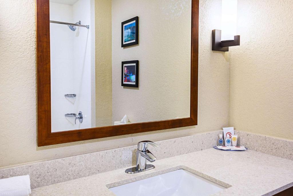 Vannituba majutusasutuses Comfort Inn & Suites Niagara Falls Blvd USA