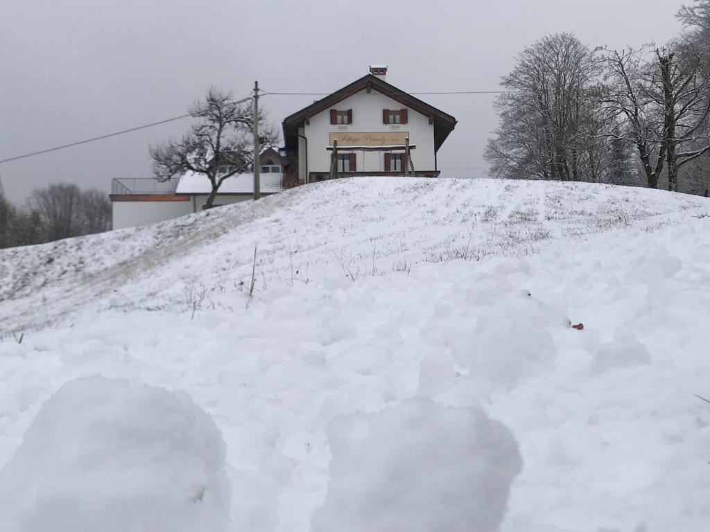 Rifugio Pranolz v zime