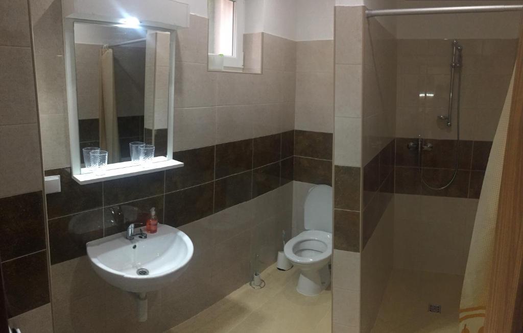 Koupelna v ubytování SUNNY Apartman
