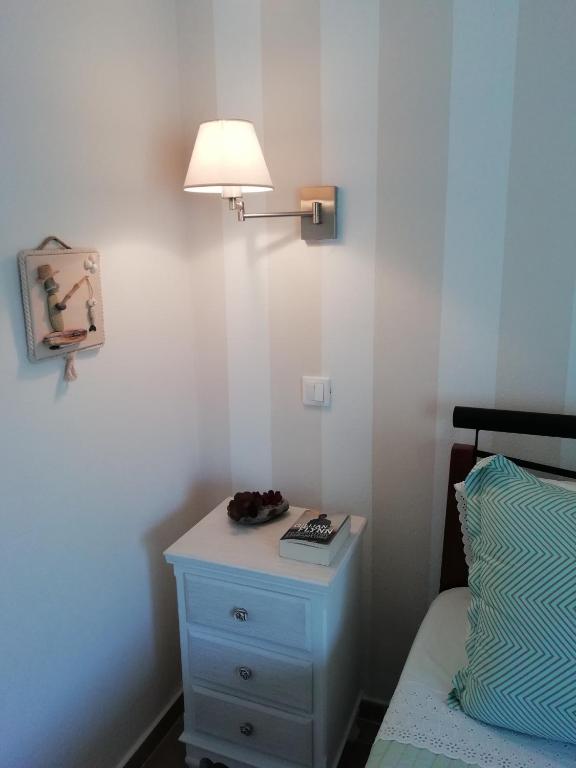 A bed or beds in a room at Dimitris' & Valentina's Home