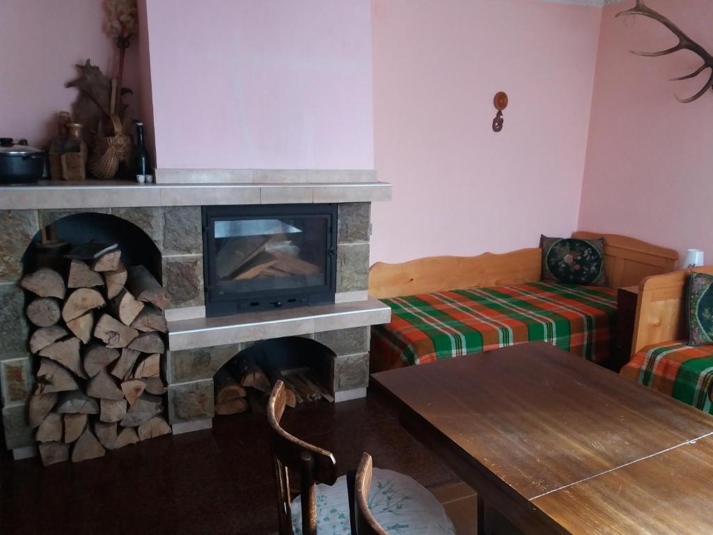 Posezení v ubytování Guest House AHP