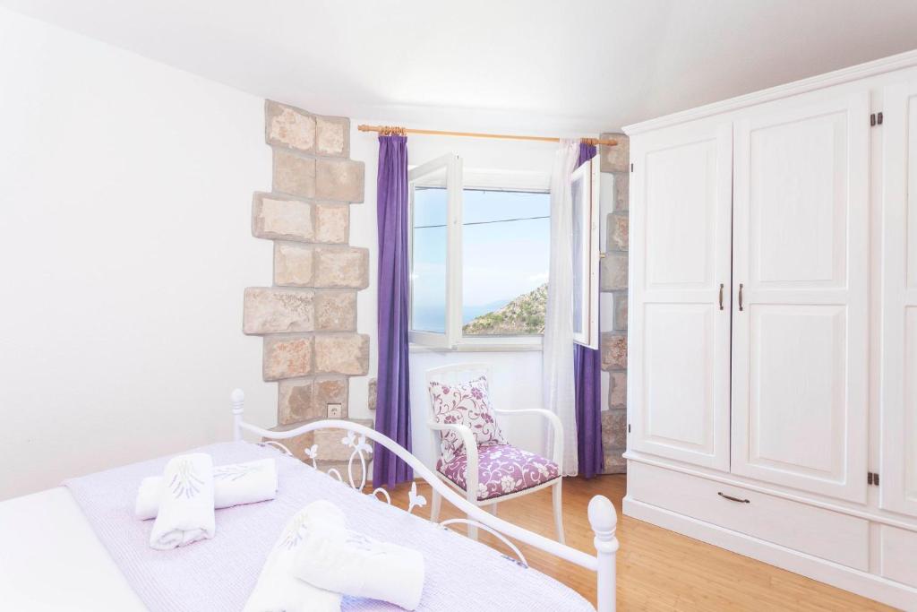 Posteľ alebo postele v izbe v ubytovaní Holiday home Lavanda Grubisic Tucepi