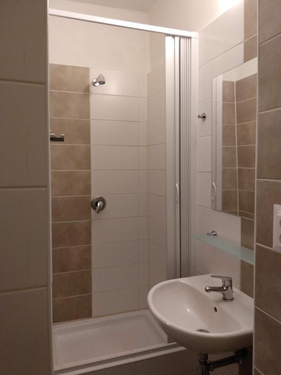 Koupelna v ubytování Prázdninový dům Na Panorámě