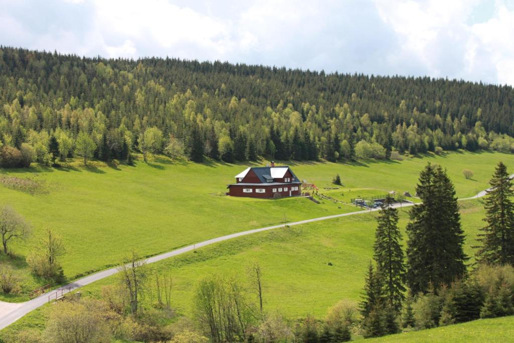 Příroda nedaleko penzionu