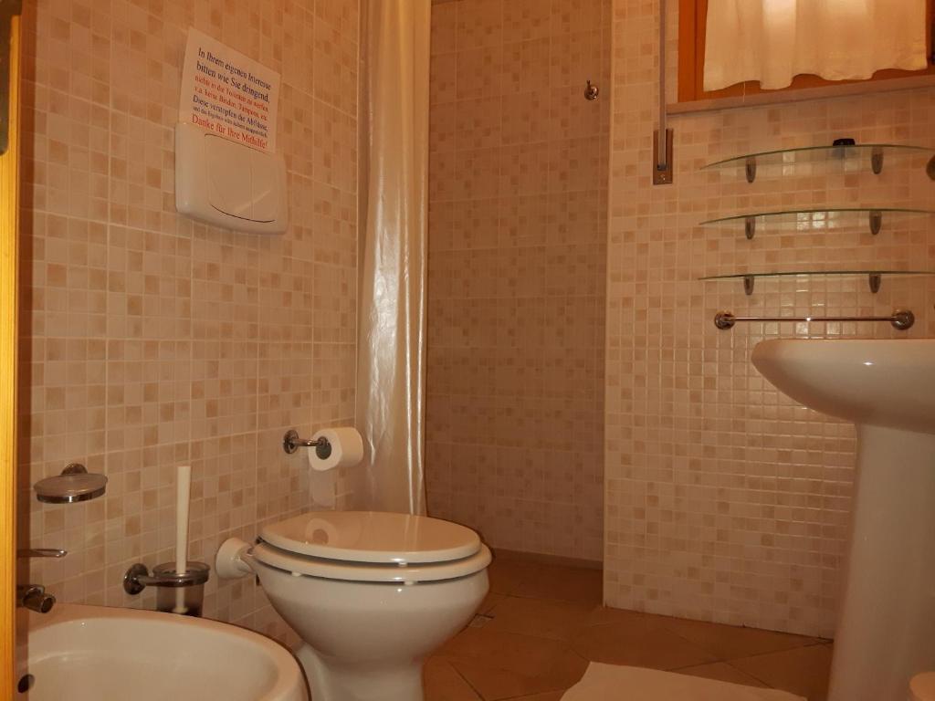 Koupelna v ubytování Villa I Tamarigi