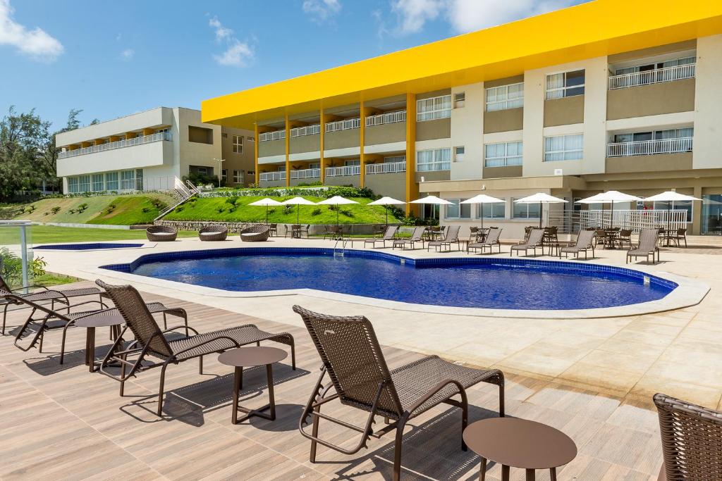 Bazén v ubytovaní Hotel Senac Barreira Roxa alebo v jeho blízkosti