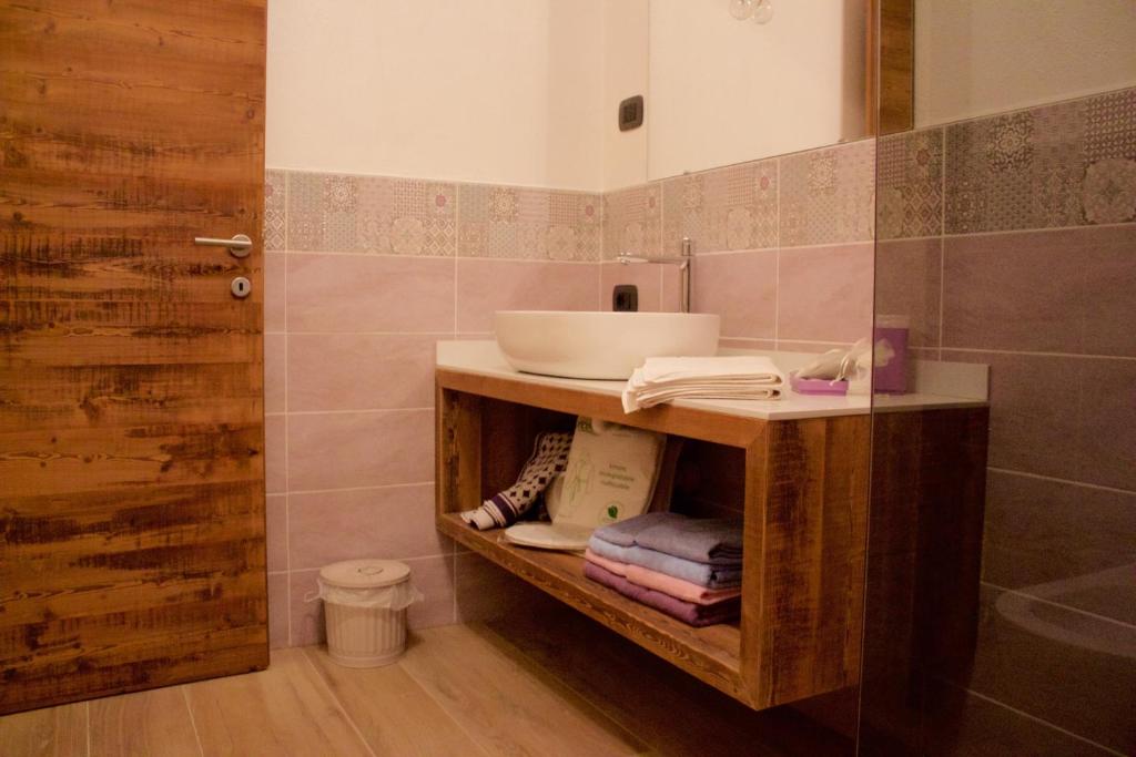 Koupelna v ubytování Hotel Beau Sejour