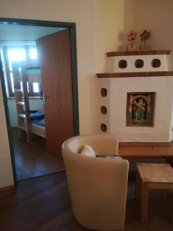 Posezení v ubytování Apartments Susanne und Jasmin - Haus Sonnleitn