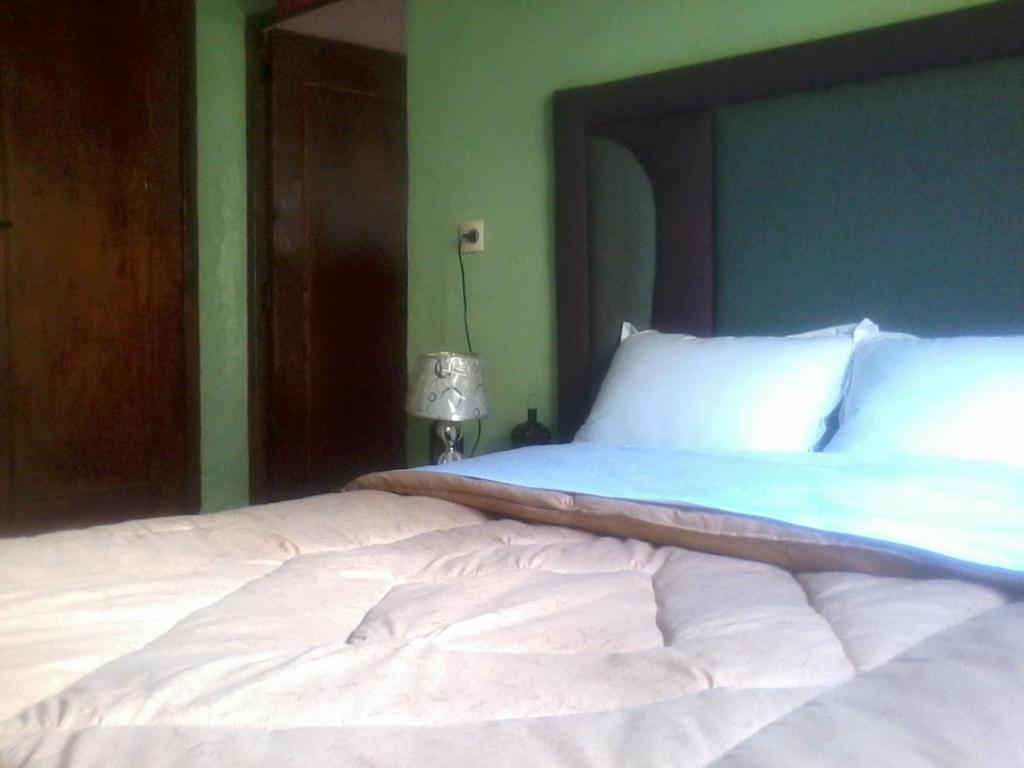 Postel nebo postele na pokoji v ubytování Gîte Atlas Mazik