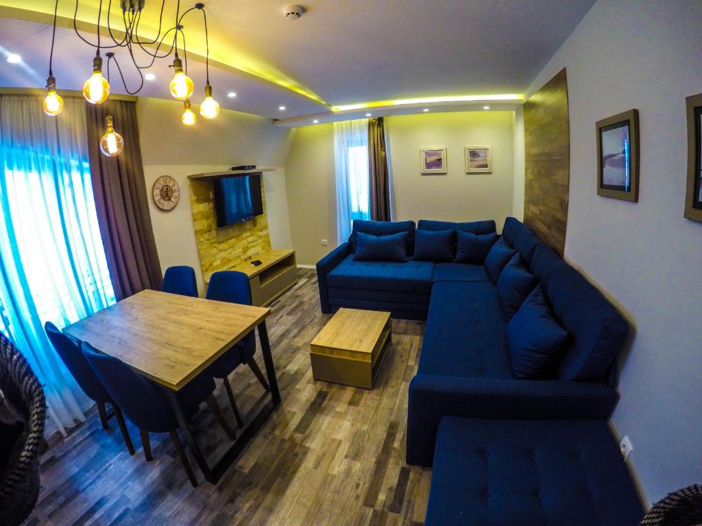Posezení v ubytování SM Apartments Kopaonik