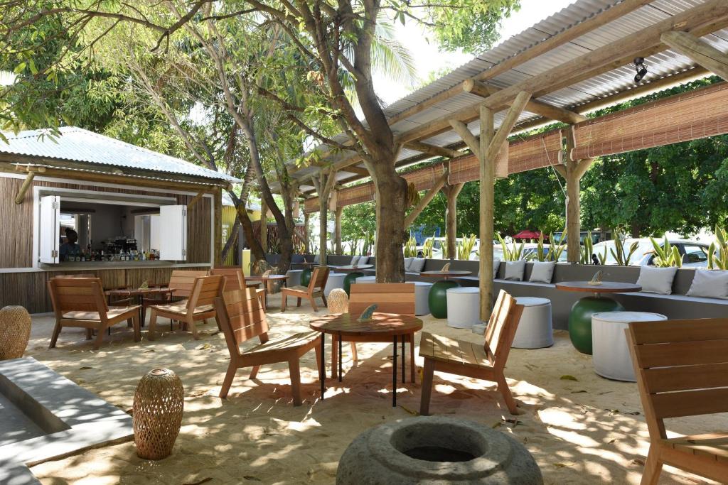 Posezení v ubytování Veranda Tamarin Hotel & Spa