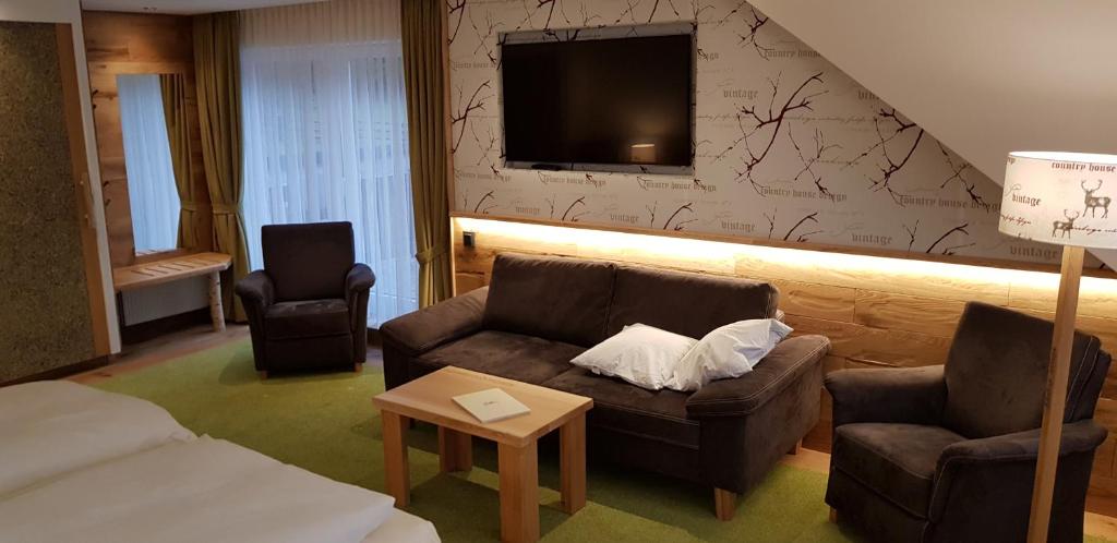 Posezení v ubytování Hotel Kleins Wiese