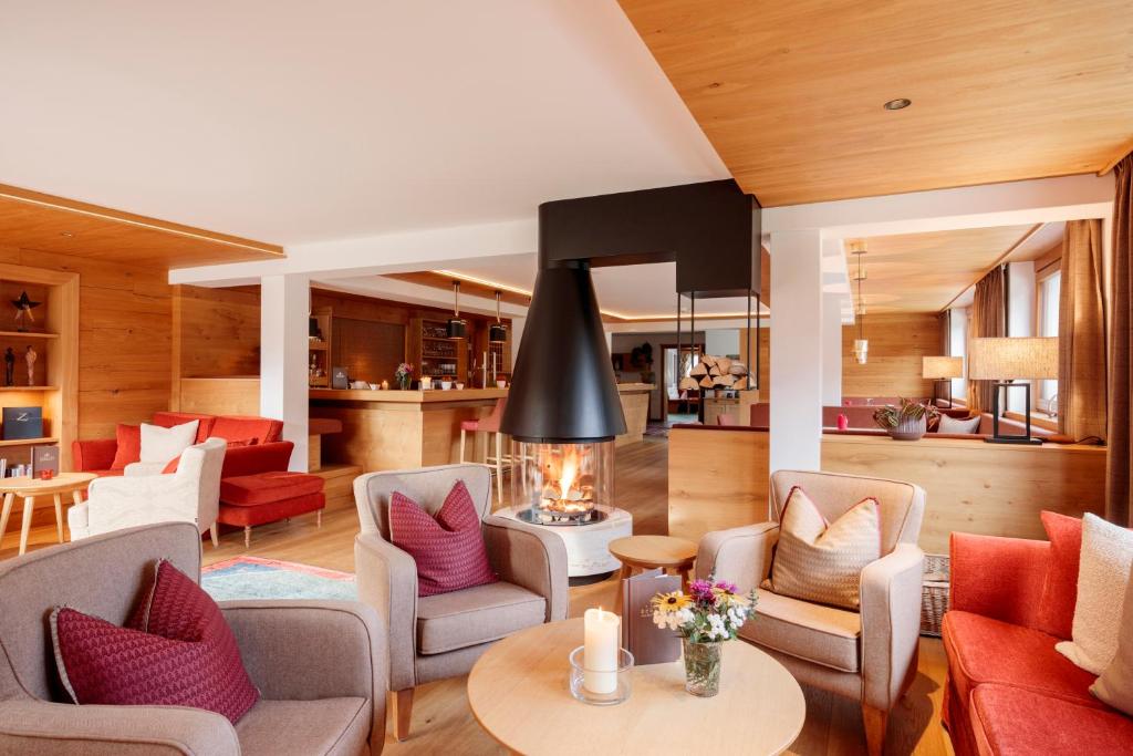 Posezení v ubytování Hotel Schranz - Ski In & Ski Out