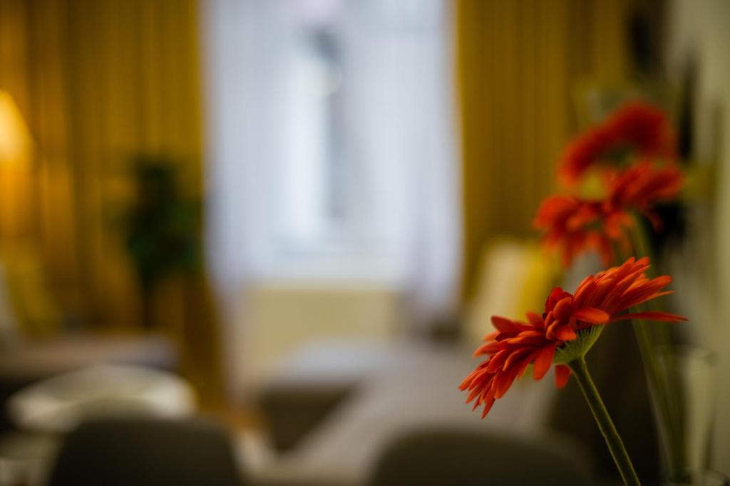 Posteľ alebo postele v izbe v ubytovaní Apartament Wietora WAWELOFTS