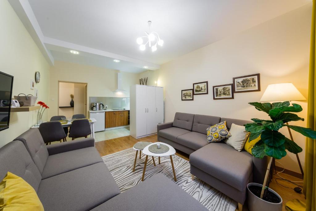 Posedenie v ubytovaní Apartament Wietora WAWELOFTS