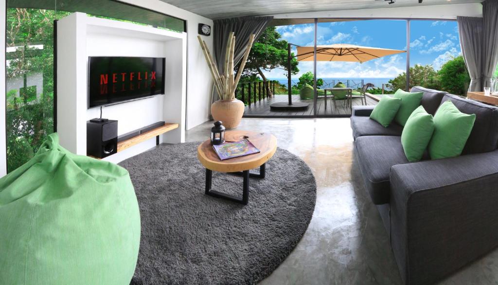 Posezení v ubytování Pahili Pool Villas Koh Tao - SHA Plus