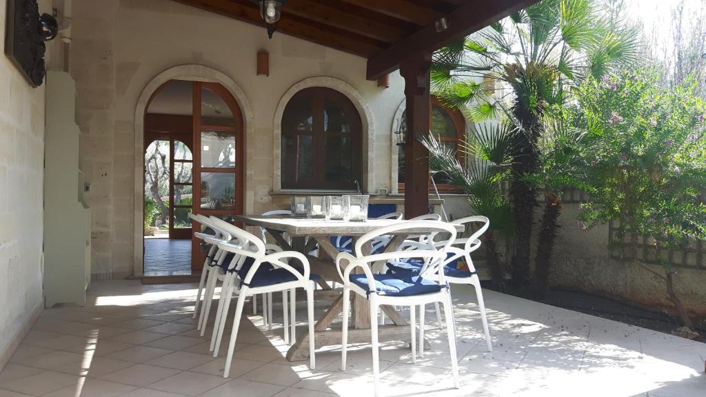 Patio nebo venkovní prostory v ubytování Villa I Tamarigi