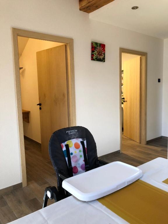Postel nebo postele na pokoji v ubytování La Datcha du Parc