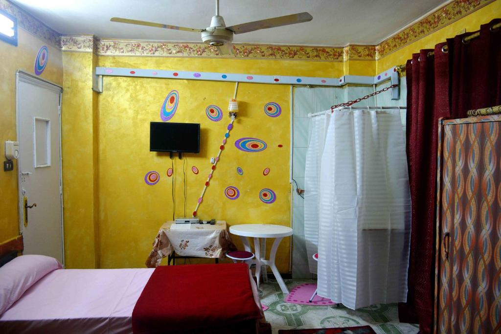 TV a/nebo společenská místnost v ubytování City Hostel