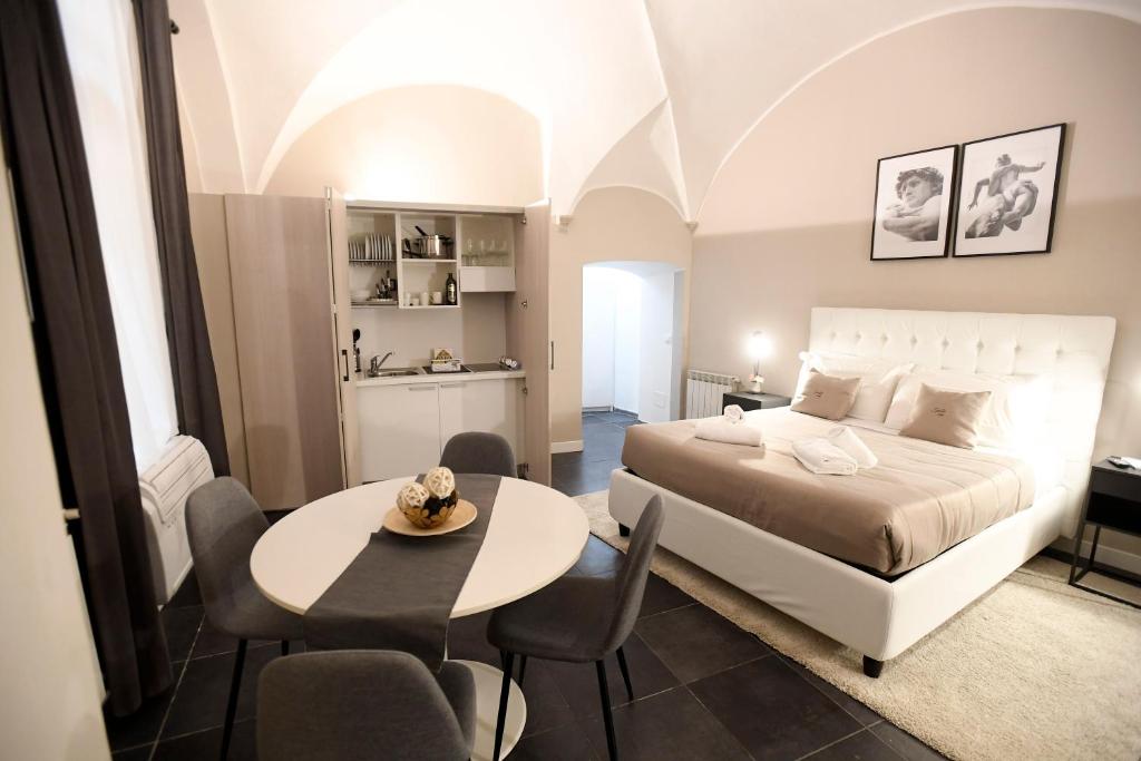 Posteľ alebo postele v izbe v ubytovaní Suite 21 - Piazza Navona