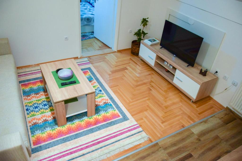 TV a/nebo společenská místnost v ubytování Apartman MAŠA