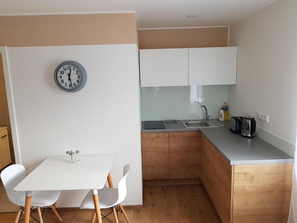 Kuchyň nebo kuchyňský kout v ubytování Apartmány Pec pod Sněžkou