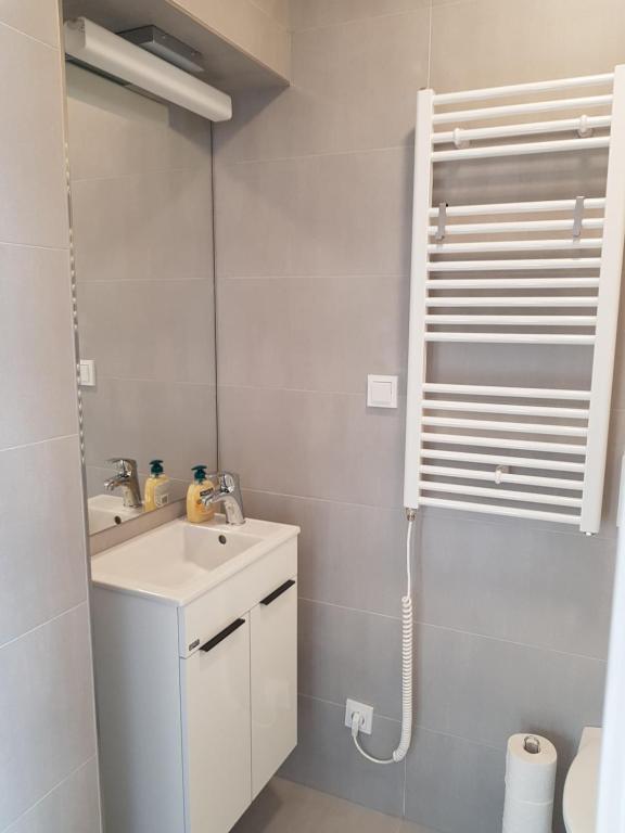 Koupelna v ubytování Apartmány Pec pod Sněžkou