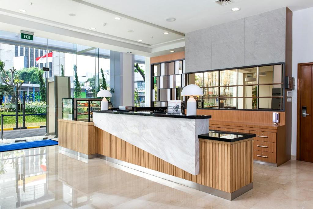 Vstupní hala nebo recepce v ubytování Holiday Inn Express Jakarta Matraman by IHG