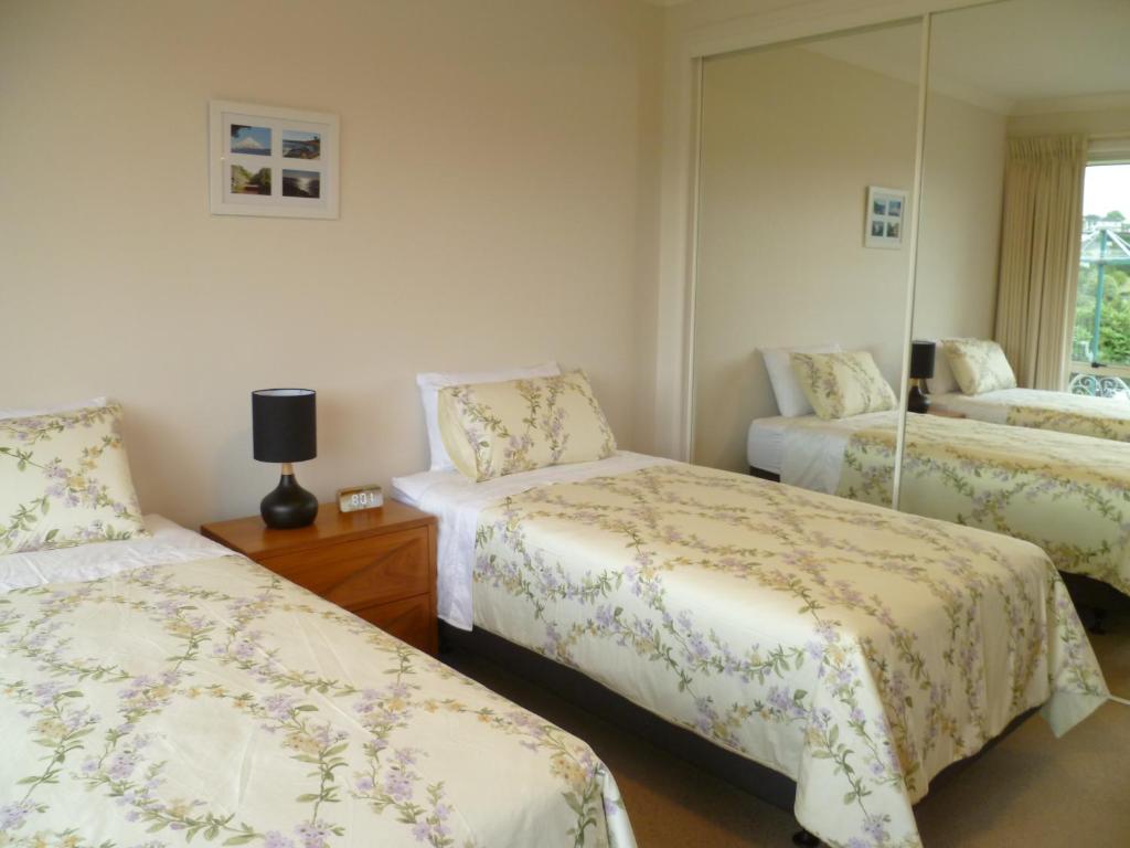 Postel nebo postele na pokoji v ubytování Bellarosa B&B