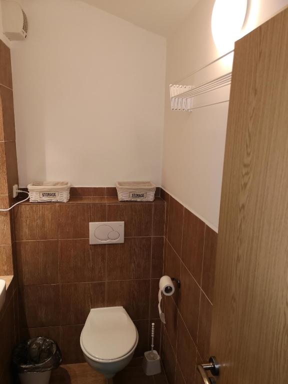 Koupelna v ubytování Horský apartmán 212 - Cihlářka