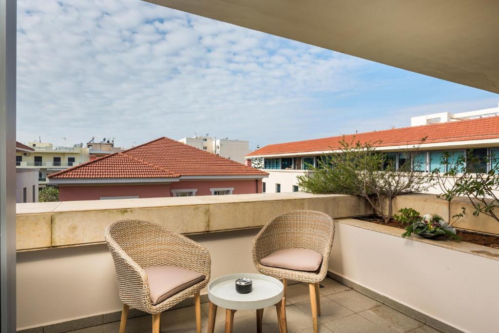 Balkón alebo terasa v ubytovaní Trianon Luxury Apartments & Suites