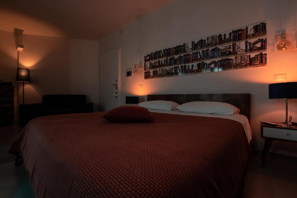 Postel nebo postele na pokoji v ubytování B&B A Pochi Passi