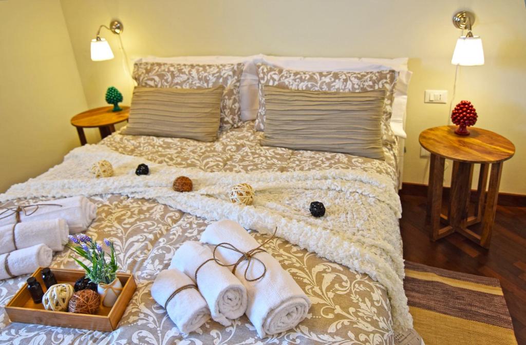 Posteľ alebo postele v izbe v ubytovaní Casa Santa Sofia