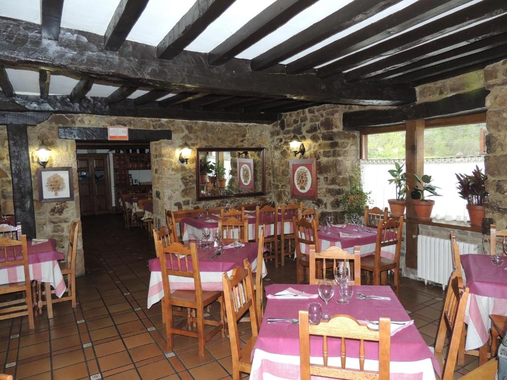 Restaurace v ubytování Posada Maximo