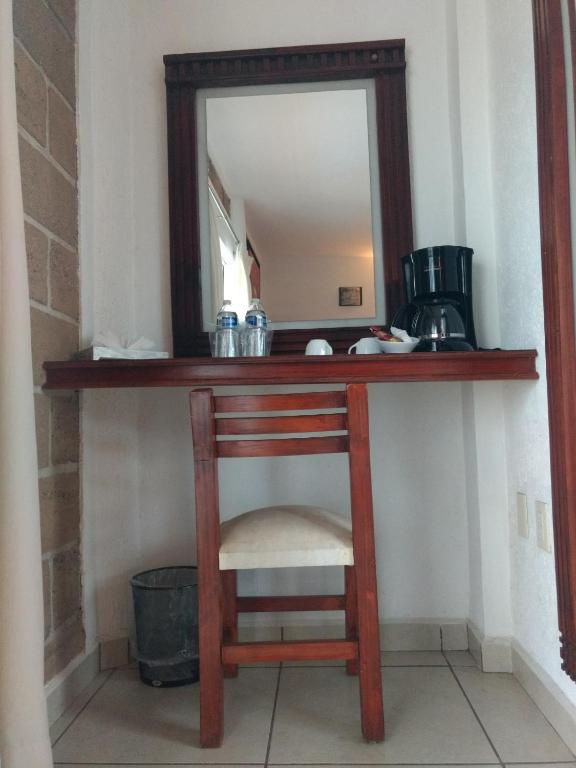 Kuchyň nebo kuchyňský kout v ubytování HOTEL JD TEPOZTLÁN