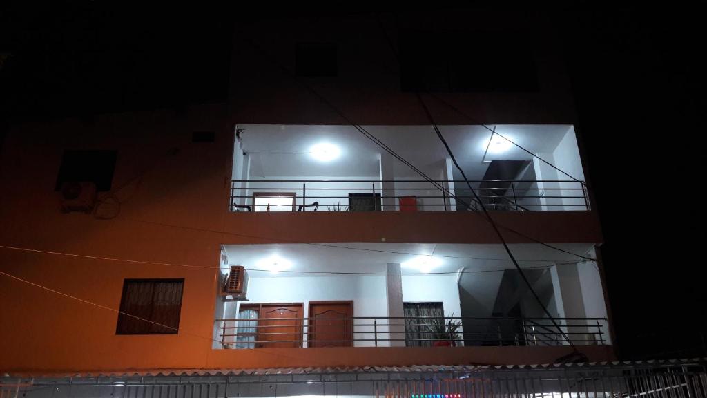 Balkón nebo terasa v ubytování Aparta Hotel Palacios